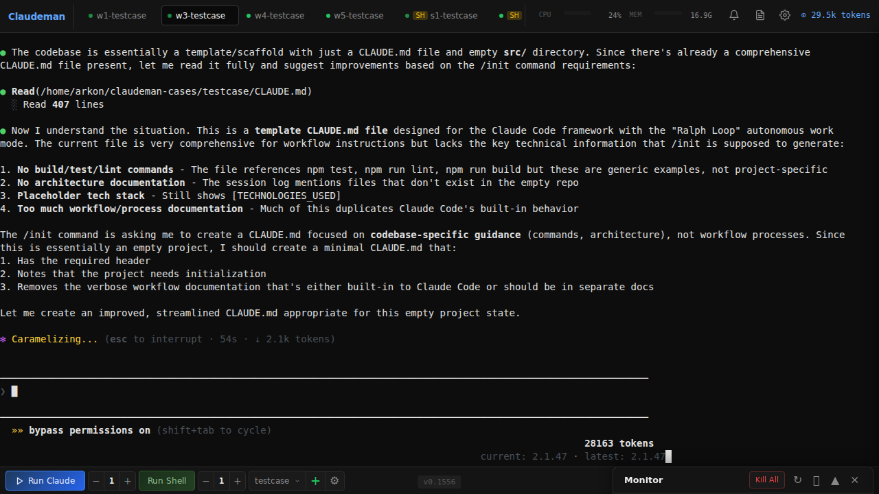 Multi-Session Dashboard