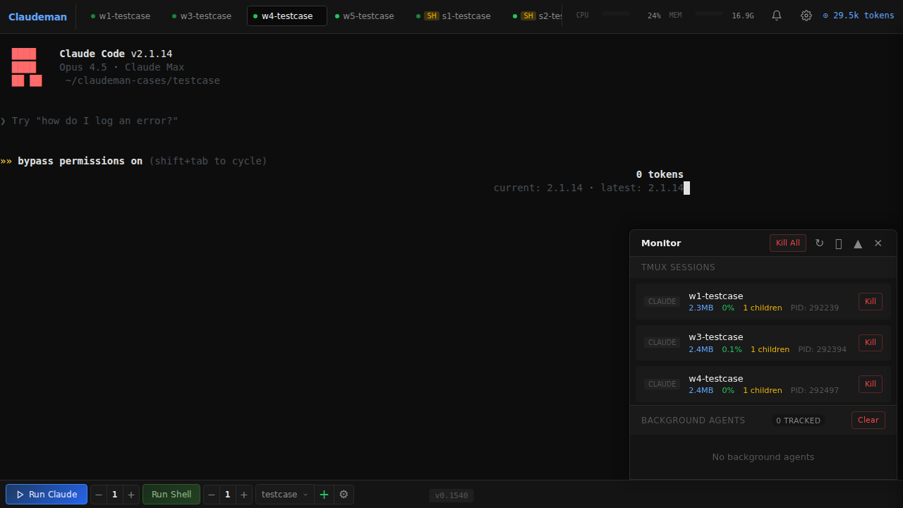 Claudeman Dashboard