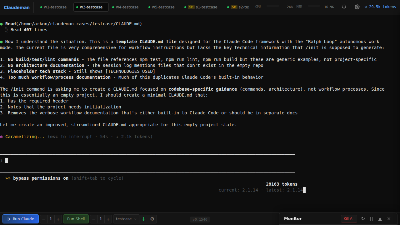 Multi-Session Dashboard